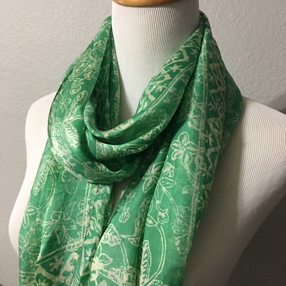 Handmade Silk Batik Scarf